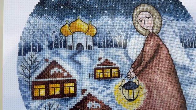 Вышивальные будни марта 1./ вышивка крестом/ продвижения/ процессы