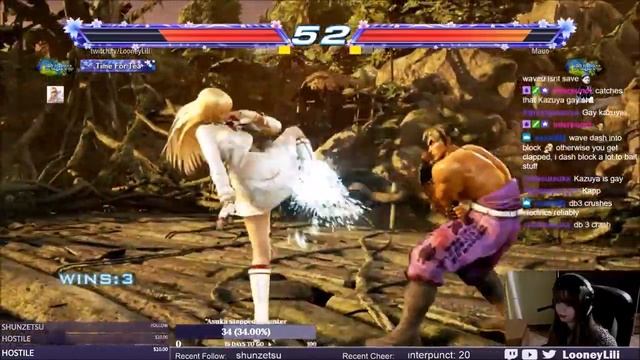 Tekken 7 S2 Lili Raijin promotion online (vs. Kazuya)