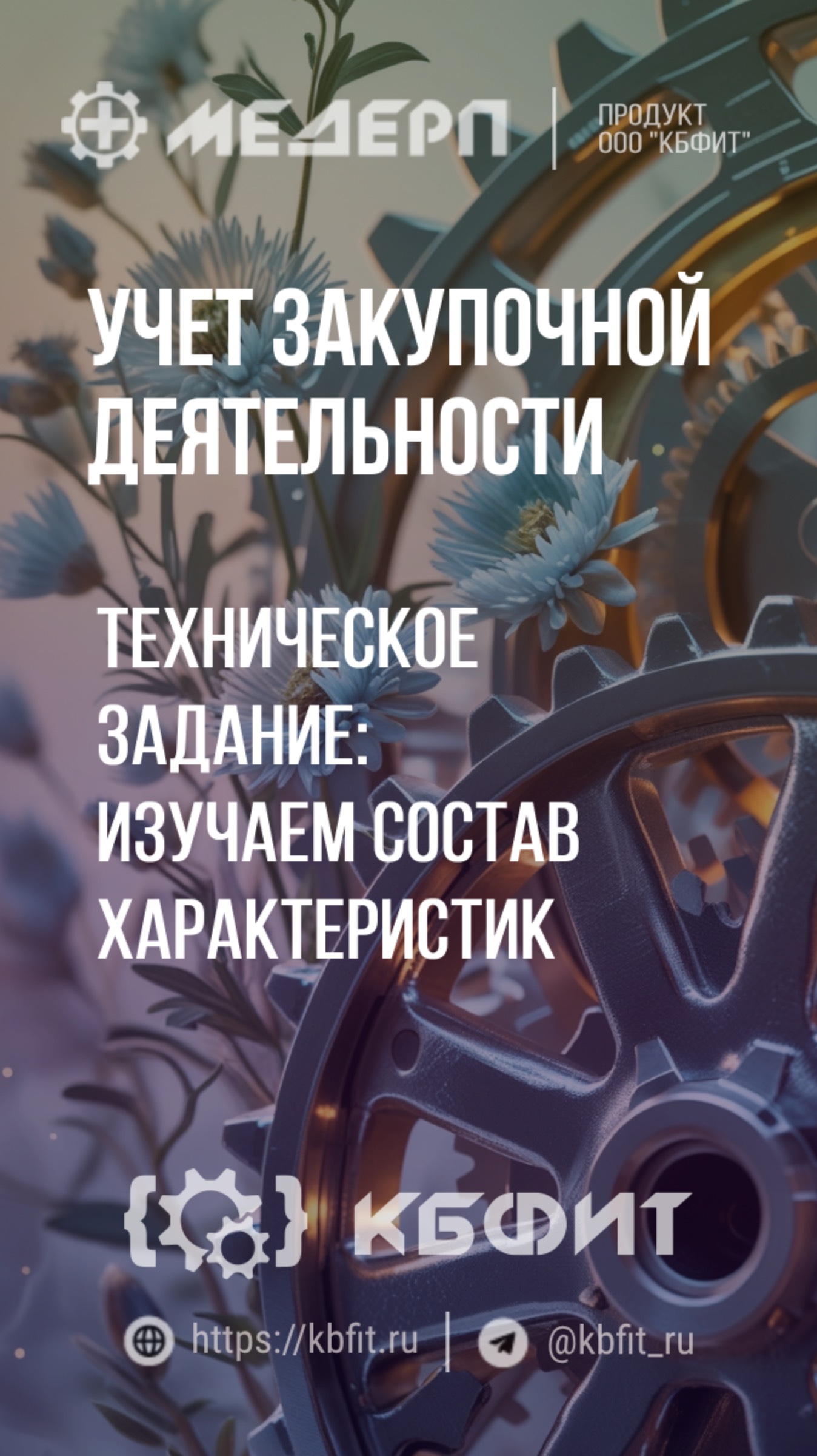 КБФИТ: МЕДЕРП. Учет НСИ: Техническое задание: изучаем состав характеристик. Ч.1.