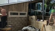 Скоро опоросы, сарай практически готов.
