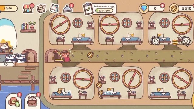 Играю в игру "Hamster Inn" (отель хомячков) Я РАЗБОГАТЕЛА?!🤑🤩  #топчик #хомяк
