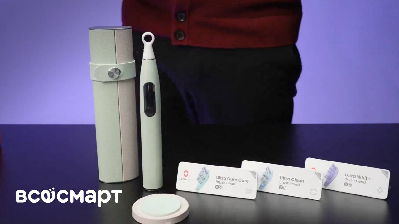 Электрическая зубная щётка Oclean X Ultra S: обзор, умные функции
