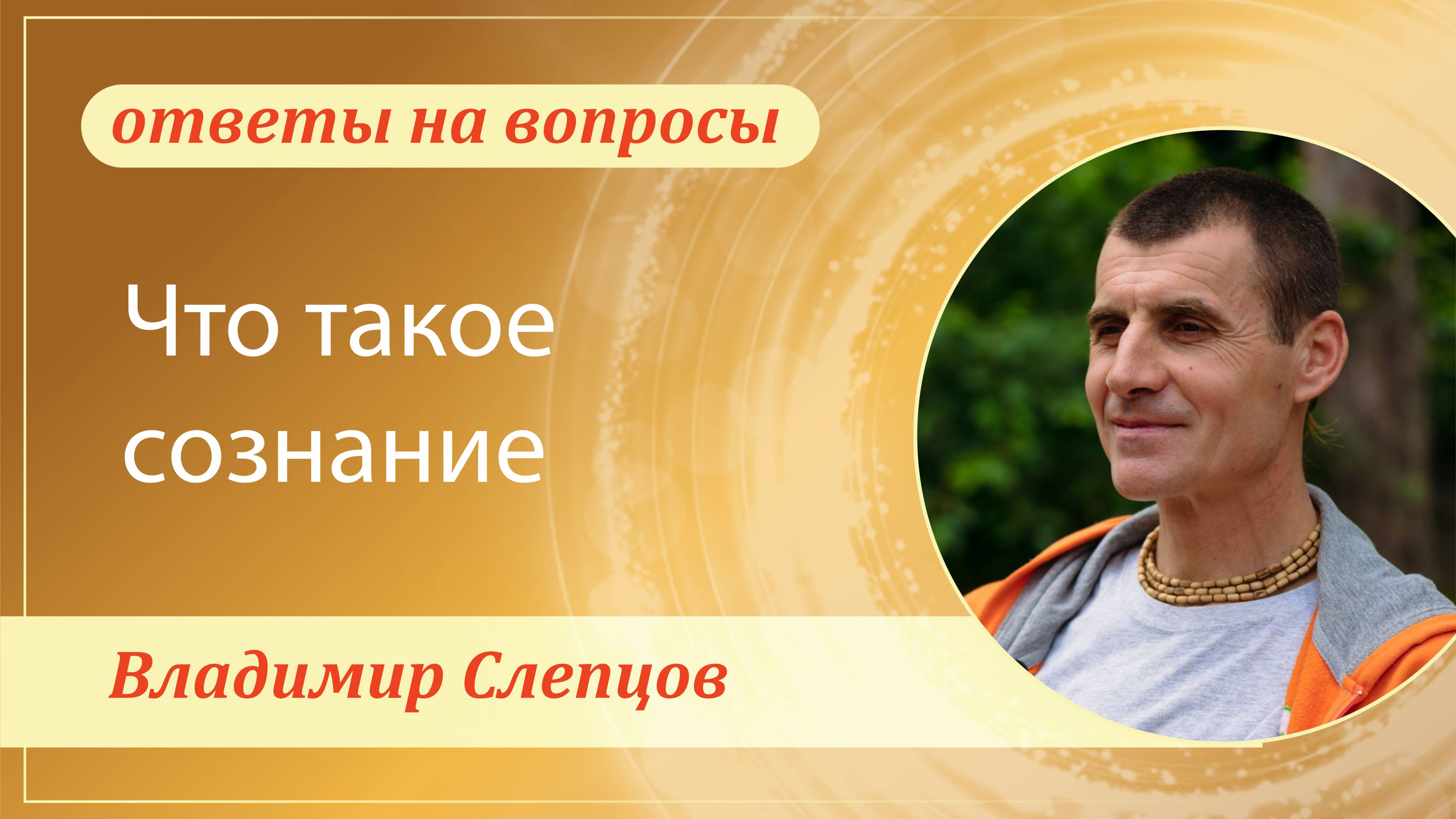 Что такое сознание. Владимир Слепцов