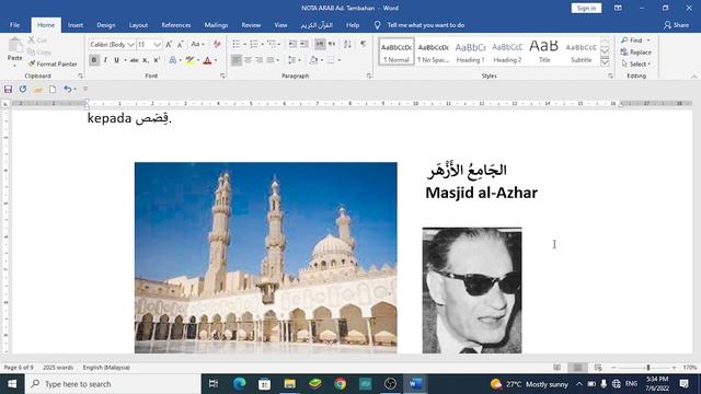 BAHASA ARAB (07 JUN 22)
