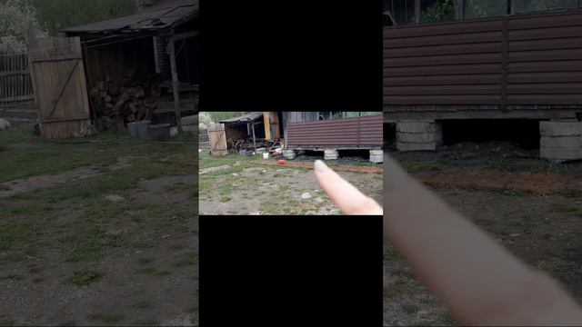 Жизнь в деревне. Разобрали забор.