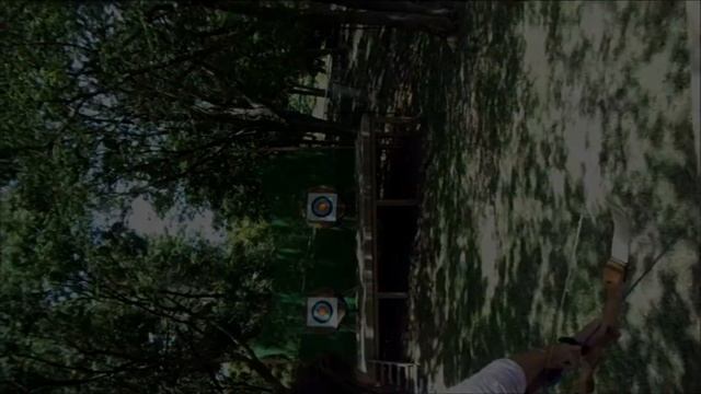 Inga's day on the archery range
