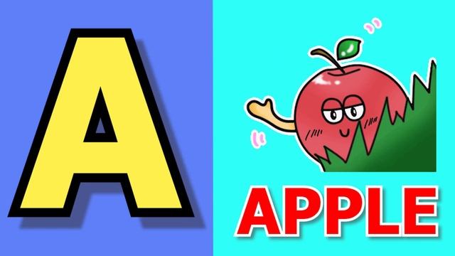 Phonics Song with TWO Words - A For Apple B For Ball - ABC Alphabet Songs with Sounds for Kids