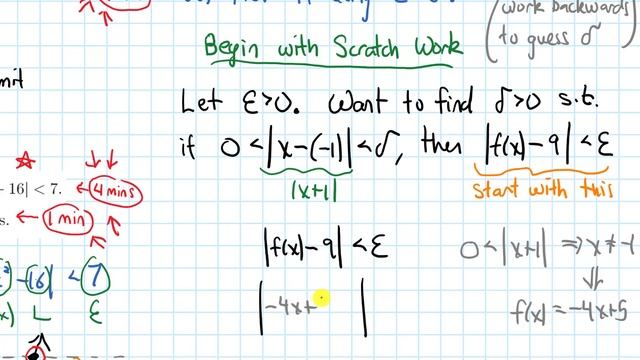 2.4 Epsilon Delta Def. of Limit | Discussion Video 2 - Proof for Linear Function || Calculus 1