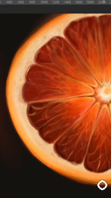 How to draw a grapefruit?