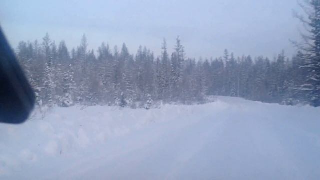 Winter road in Siberia on Mitsubishi L200 ep.3/Зимник в Якутии