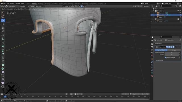 how to model a Corintians helmet  in blender