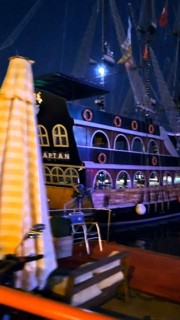 Вечерний порт в Аланьи 🛥️🇹🇷