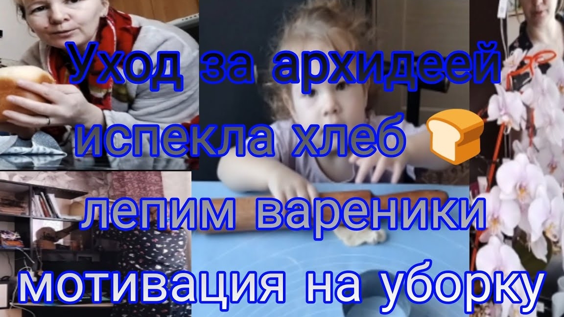 Уход за Орхидеей/Испекла хлеб/Лепим вареники/Мотивация на уборку.25-04-2025