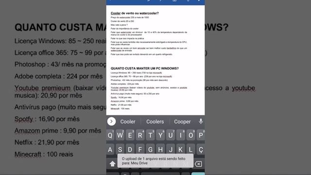 Como converter arquivo Word para PDF no Celular