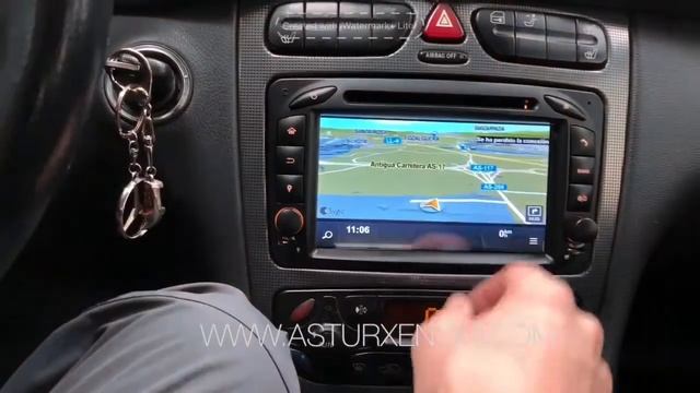 AX-3763C Equipo multimedia Android para Mercedes Clase C, CLK, Viano, Vito, Vaneo, Clase G, clase A