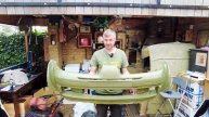 KEVLAR car body. How to make carbon fiber bumper. Carbon kevlar bumper finished. Ep.50