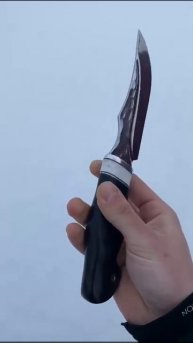 Нож ручной работы каменный век.
