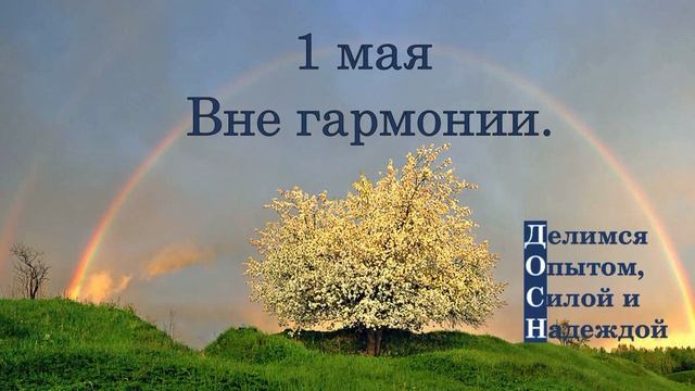 1 мая. Вне гармонии.