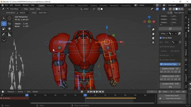 How to retarget auto-rig pro rig to a MIXAMO animation
