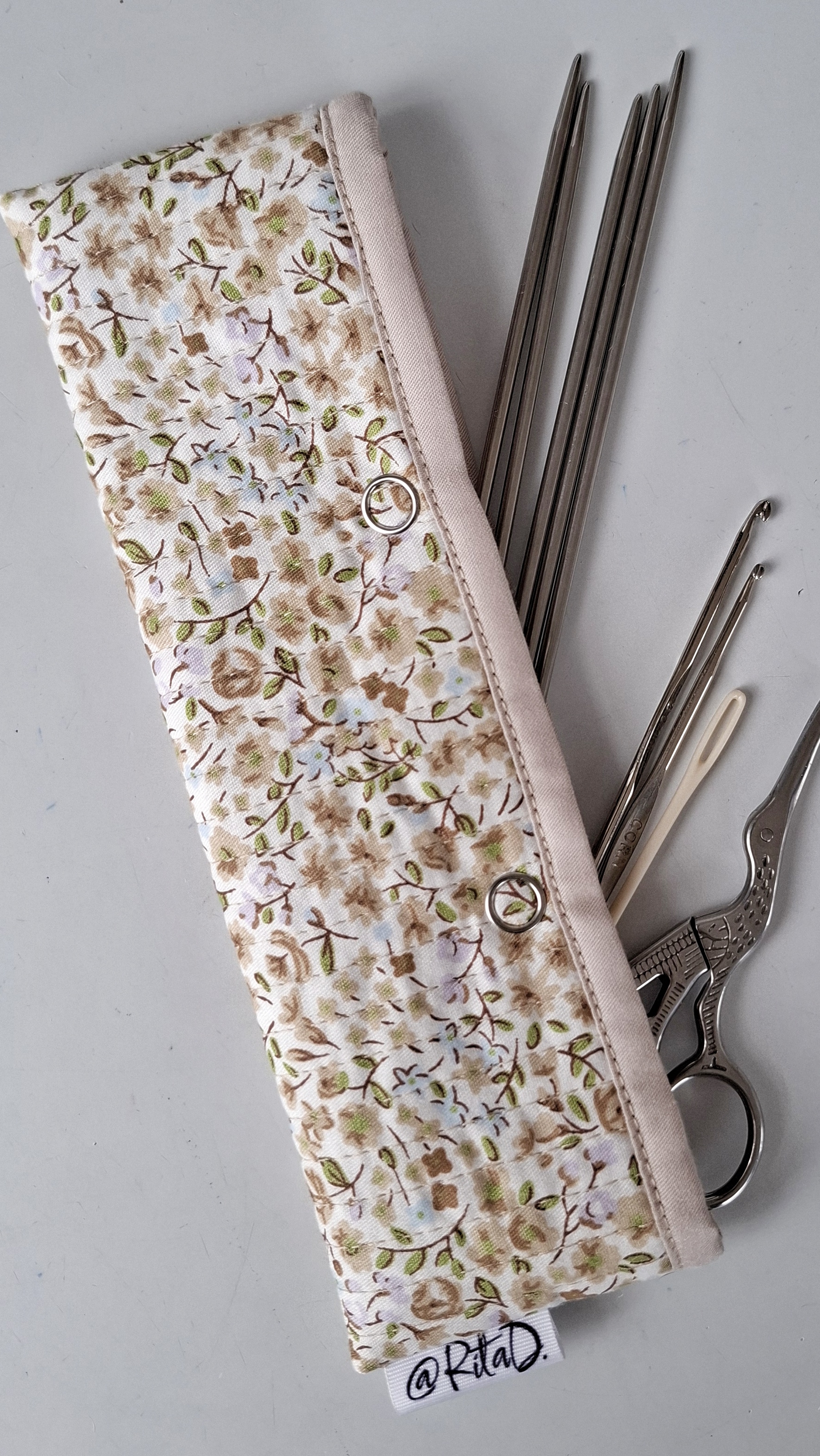 DIY/ШЬЮ ЧЕХОЛ ДЛЯ СПИЦ