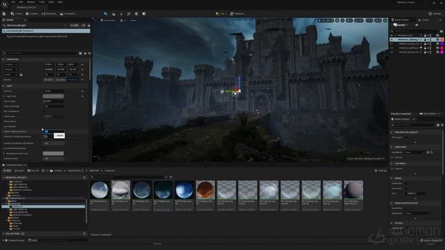 Creating a Medieval Castle in Unreal Engine 5 - 07 - Lighting — Part 1