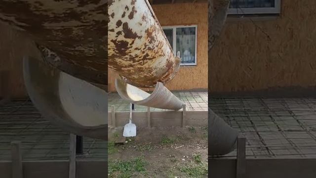 Заливка бетона под пристройку к дачному домику