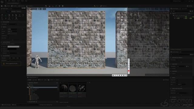 Creating a Medieval Castle in Unreal Engine 5 - 05 - Material Blending