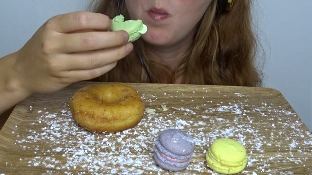 ASMR DESSERTS, MACARONS AND DONUTS. (SOFT EATING SOUNDS) |S.K ASMR