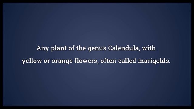 Calendula Meaning