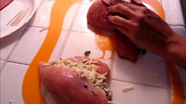 Stuffed Chicken and Mashed Cauliflower | Deliciously Healthy How To Recipe