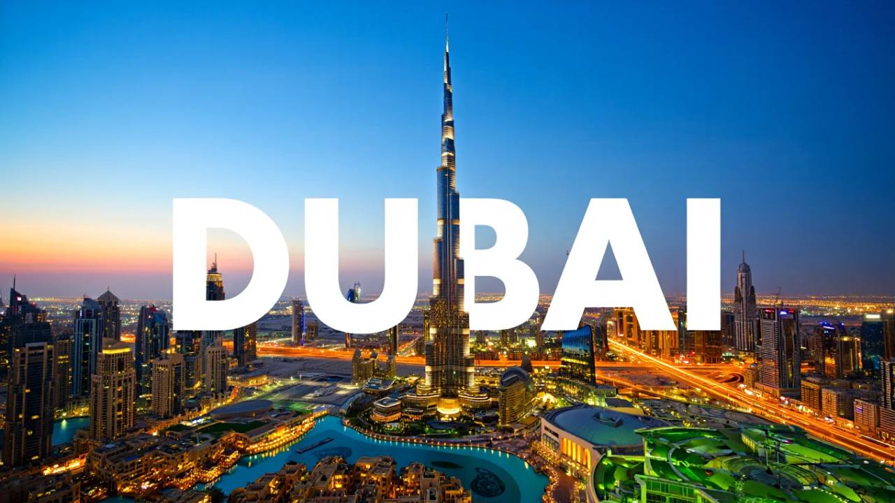 ДУБАЙ в 4K ULTRA HD - ГОРОД БУДУЩЕГО С ВЫСОТЫ!