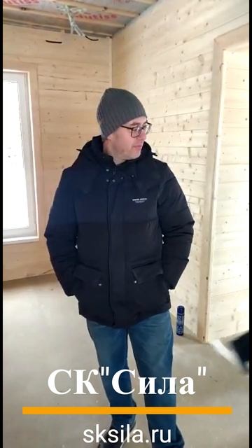 Видео отзыв всё как есть. Дома 6х10 метров. Дом построен СК"Сила" Горбачев Владимир Александрович.