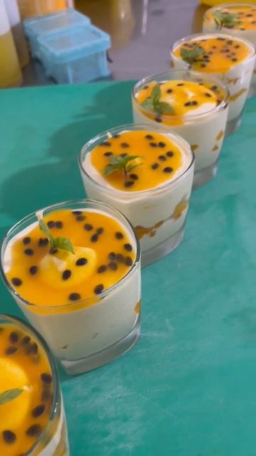 Мусс манго и маракуйя
