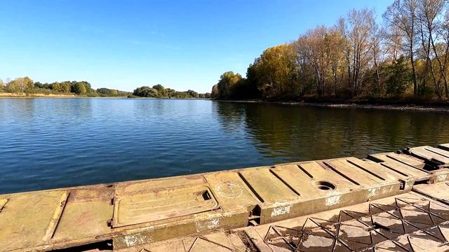 Пантонный мост Усть-таловка Камышинка сентябрь 2021г.