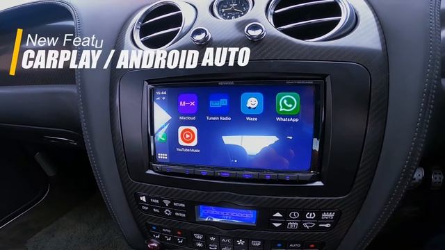 Bentley GTC 2011 Stereo Conversion With Apple Carplay/Android Auto & Digital TV Tuner
