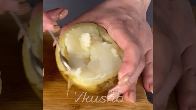 #shorts Фаршированный картофель с беконом и сыром 🤤 #shorts