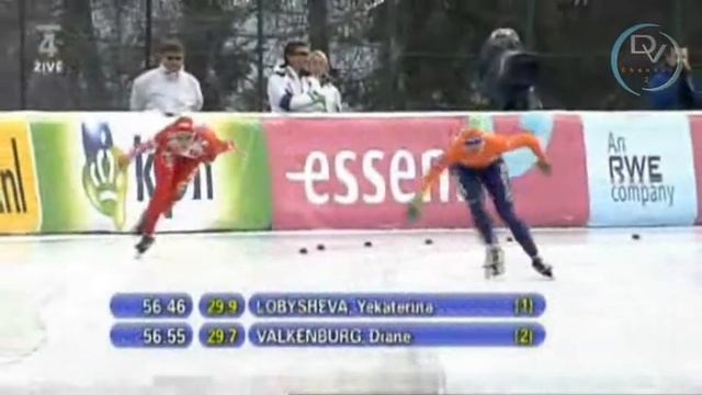 Yekaterina Lobysheva & Diane Valkenburg 1500m, Collalbo 2011