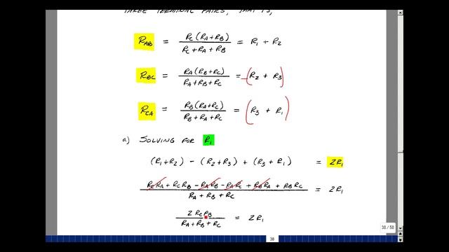 ECE201msu: Chapter 2 - Delta-to-Wye and Wye-to-Delta Transformations