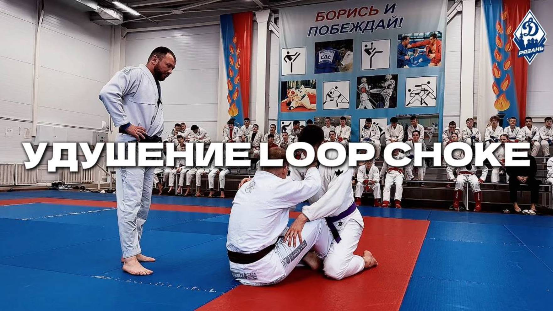 «Loop Choke from Butterfly Guard» / Удушение петлей из открытой охраны ⚡️