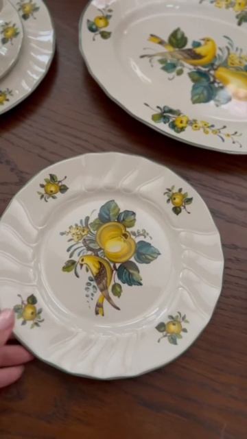 Летняя серия Jamaica посуды от Villeroy&Boch 🍏#антиквариат #винтаж #посуда #кухня