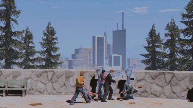 GTA V Police Action Movie "Overcast summer" VHS 80s Vibes
