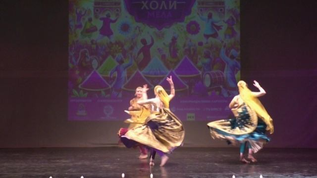 Гхумар | Стиль Болливуд | Народный танец Раджастан | Группа КАВЕРИ | Холи Мела 2025 | Москва