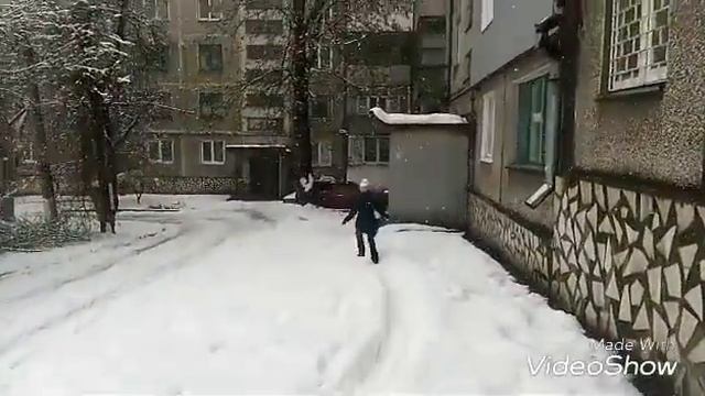 Каменское засыпало снегом(❄☁⛄
