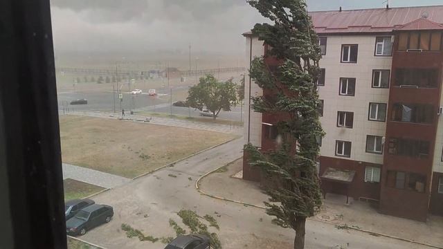 Ураган в Грозном. 20.06.2024г.