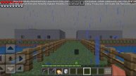Два здания на острове в Minecraft