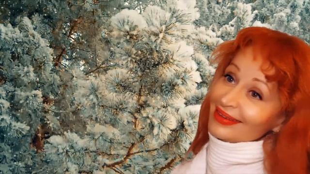 Инна Субботина - "Новогодний снег". Эстрадная песня.