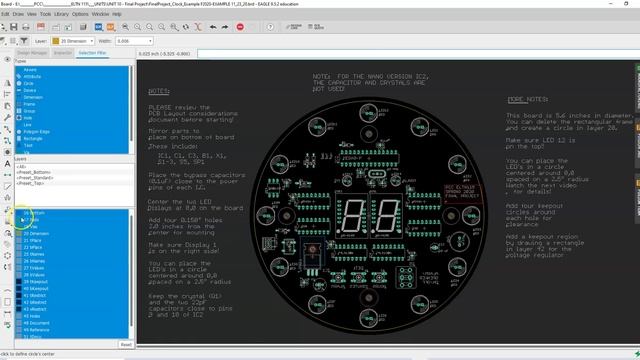 Final Project Layout example