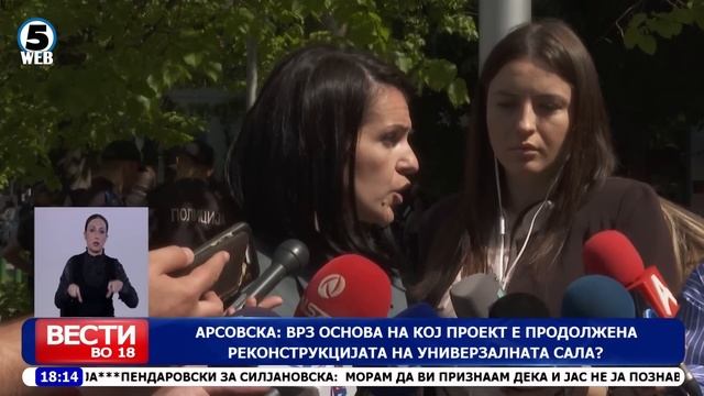 Вести на Канал 5 во 18, 16.04.2024