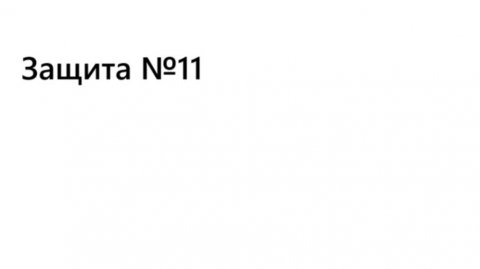 Защита №11