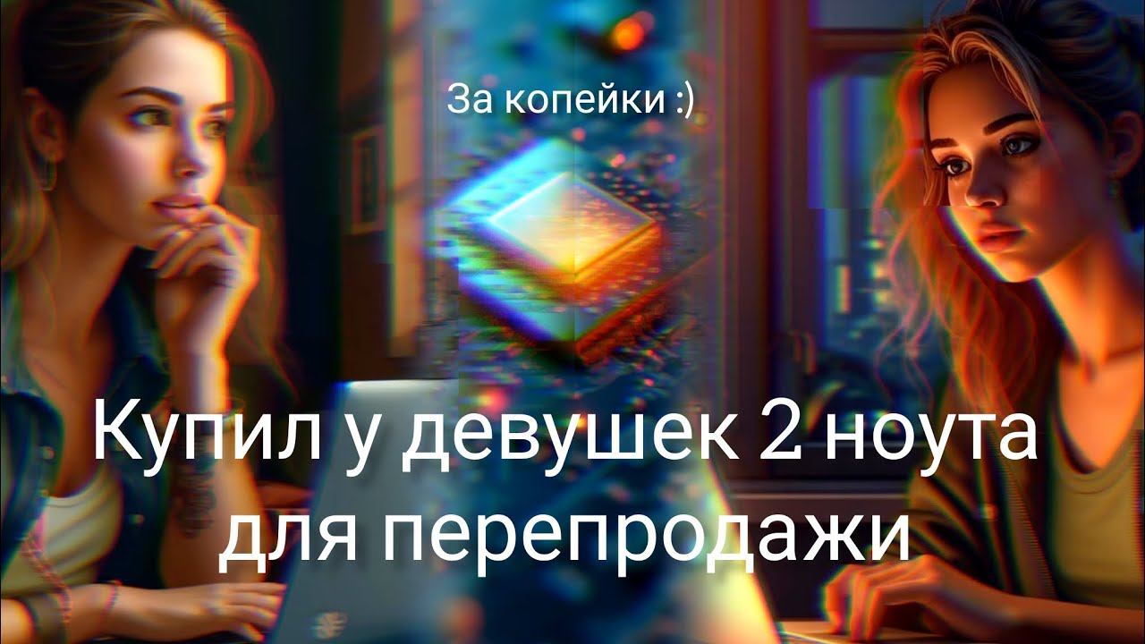 Девушки не умеют ставить цены: купил 2 ноута за копейки и перепродал Х3